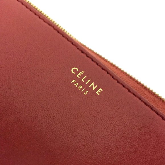 CELINE Bicolor Leather Zippy Zip Around Long Wallet - Picture 8 of 8